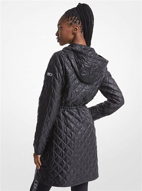 michael michael kors ciré anorak|Michael Kors anorak silhouette.